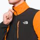 Men's fleece sweatshirt The North Face Glacier Pro FZ black and orange NF0A5IHS7Q61 6