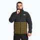 Men's down jacket The North Face Belleview Stretch Down Hoodie black-green NF0A7UJE4Q61