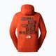 Men's trekking sweatshirt The North Face Outdoor Graphic Hoodie Light orange NF0A827ILV41 2