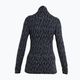 Icebreaker women's thermal sweatshirt Merino 260 Vertex Half Zip Glacial Camo graphite/black/j 2