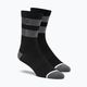 Cycling socks 100% Flow Performance black / grey
