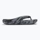 Crocs Mellow Marbled Recovery black/charcoal flip flops 2
