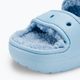 Crocs Classic Cozzzy blue calcite flip-flops 7
