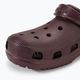 Crocs Classic dark cherry flip-flops 8