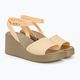 Women's Crocs Brooklyn Ankle Strap Wedge shitake sandals 4