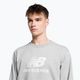 Men's training sweatshirt New Balance Essentials Stacked Logo French Terry Crewneck grey MT31538AG 4