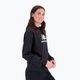 Women's training sweatshirt New Balance Essentials Stacked Logo French Terry Hoodie black WT31532BK 6