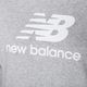 Women's training sweatshirt New Balance Essentials Stacked Logo French Terry Hoodie grey WT31533AG 7