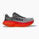 Men's HOKA Bondi 8 castlerock/flame running shoes 8