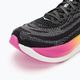 Women's running shoes HOKA Mach X black/silver 7