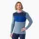 Men's Smartwool Thermal Merino Baselayer Colorblock Crew Boxed pewter blue thermal longsleeve 2