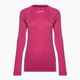 Women's Smartwool Merino 250 Baselayer Crew boxed power pink thermal T-shirt 3