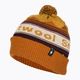 Smartwool Knit Winter Pattern POM honey gold heather beanie 3