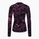 Women's Smartwool Merino 250 Baselayer Crew Boxed purple iris floral thermal longsleeve 4