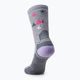 Women's trekking socks Smartwool Hike Full Cushion Alpine Perch Crew light gray 3