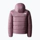 The North Face Reversible Perrito fawn grey/boysenberry children's winter jacket 3