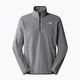 Men's The North Face 100 Glacier 1/4 Zip fleece sweatshirt medium grey heather 4