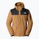 The North Face men's Antora utility brown/black rain jacket