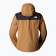 The North Face men's Antora utility brown/black rain jacket 2
