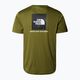 Men's training t-shirt The North Face Reaxion Red Box forest olive 2