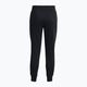 Under Armour Rival Fleece women's trousers dark black/white 7