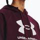 Men's Under Armour Rival Fleece Logo HD hoodie dark maroon/white 3