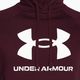 Men's Under Armour Rival Fleece Logo HD hoodie dark maroon/white 6