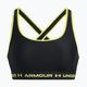 Under Armour Crossback Mid black/lime yellow fitness bra 5