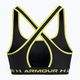 Under Armour Crossback Mid black/lime yellow fitness bra 6