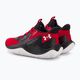Under Armour Jet'23 red/black/white basketball shoes 3