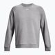 Men's Under Armour Rival Fleece Crew sweatshirt castlerock light heather/white 5