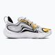 Under Armour Spawn 6 basketball shoes white/black/metallic gold 9