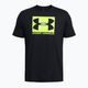 Men's Under Armour Boxed Sportstyle t-shirt black/high vis yellow 3