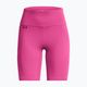 Women's training shorts Under Armour Motion Bike Short astro pink/black 5