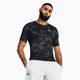 Men's training t-shirt Under Armour HG Armour Printed black/white