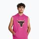 Under Armour Project Q2 Payoff Fleece HD men's training t-shirt astro pink/atomic/black