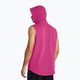 Under Armour Project Q2 Payoff Fleece HD men's training t-shirt astro pink/atomic/black 2