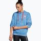 Under Armour Project Rock Underground Terry HD women's training t-shirt viral blue/phoenix fire/white