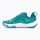Under Armour Spawn 6 circuit teal/sky blue/white basketball shoes 10
