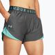 Under Armour women's Play Up 3.0 castlerock/radial turquoise/radial turquoise shorts 4