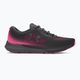 Under Armour Charged Rogue 4 women's running shoes anthracite/fluo pink/castlerock 9