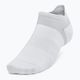 Men's Under Armour Dry Run Lite No Show running socks 3 pairs white/white/reflective 2