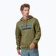 Patagonia P-6 Logo Uprisal buckhorn green sweatshirt