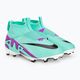 Children's football boots Nike Jr Zoom Mercurial Superfly 9 Academy FG/MG hyper turquoise/black/ white/fuchsia dream 4