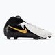 Men's Nike Phantom Luna II Pro FG football boots white/metallic gold coin/black 2