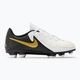 Nike Phantom GX II Club FG/MG Junior white/metallic gold coin/black children's football boots 2