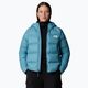 Women's down jacket The North Face Hyalite Down Hoodie algae blue 4