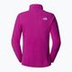 The North Face women's 100 Glacier FZ deep mulberry sweatshirt 2