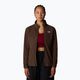 The North Face women's 100 Glacier FZ smokey brown sweatshirt