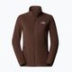 The North Face women's 100 Glacier FZ smokey brown sweatshirt 5